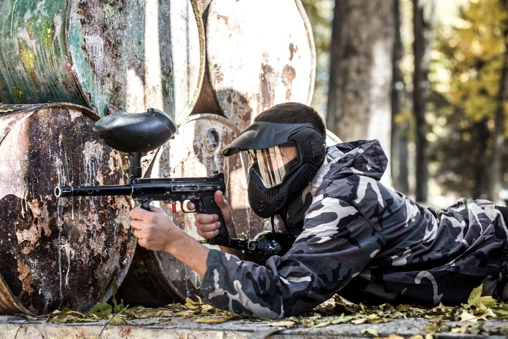 Wybór pola paintballa
